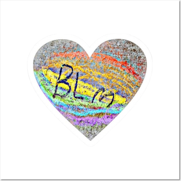 BLM 🖤 Pride - Sticker - Front Wall Art by Subversive-Ware 